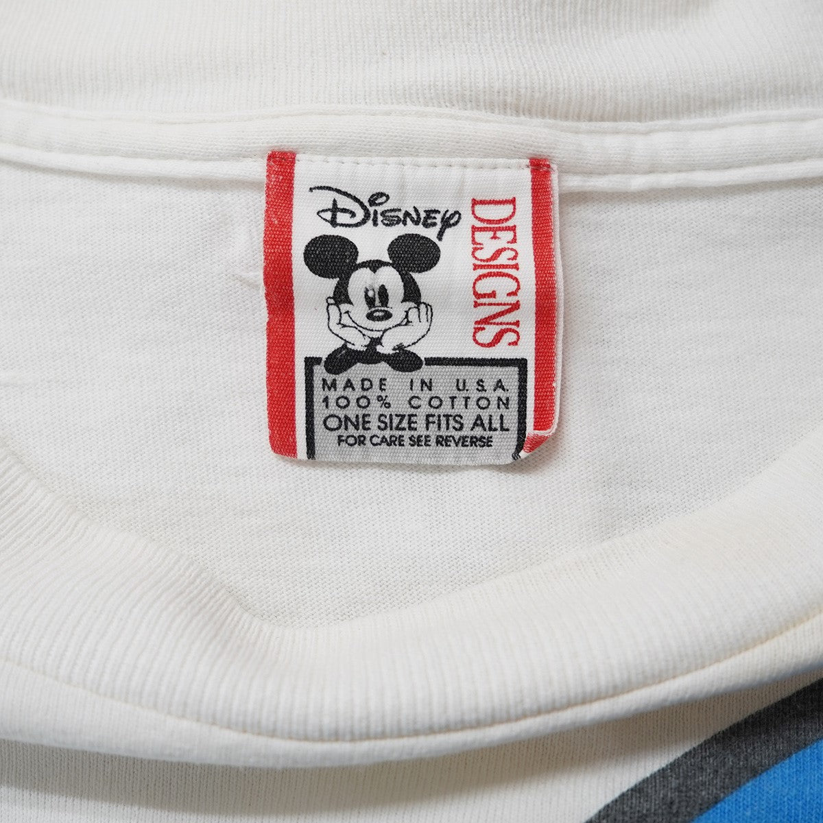 VINTAGE 90s Disney Vintage Donald Face Teeディズニー ヴィンテージ ドナルド ダック ロゴ フェイス Tシャツ 古着・中古-7枚目のアイテム画像