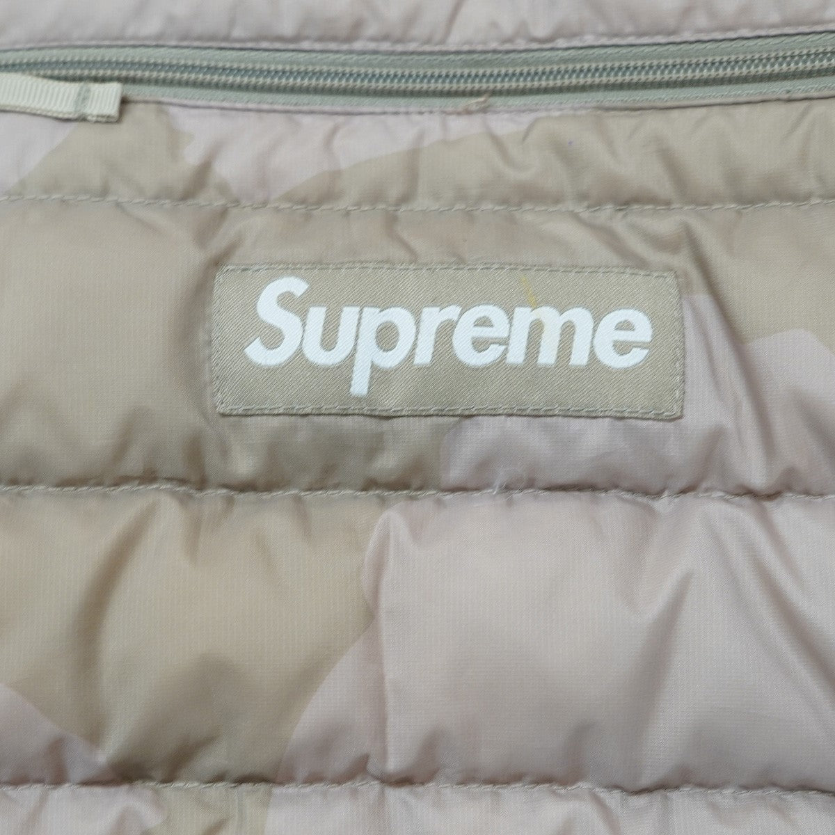 24AW Micro Down Half Zip Hooded Pulloverマイクロ ダウン ハーフ ジップ フーディー プルオーバー ボックスロゴ ジャケット