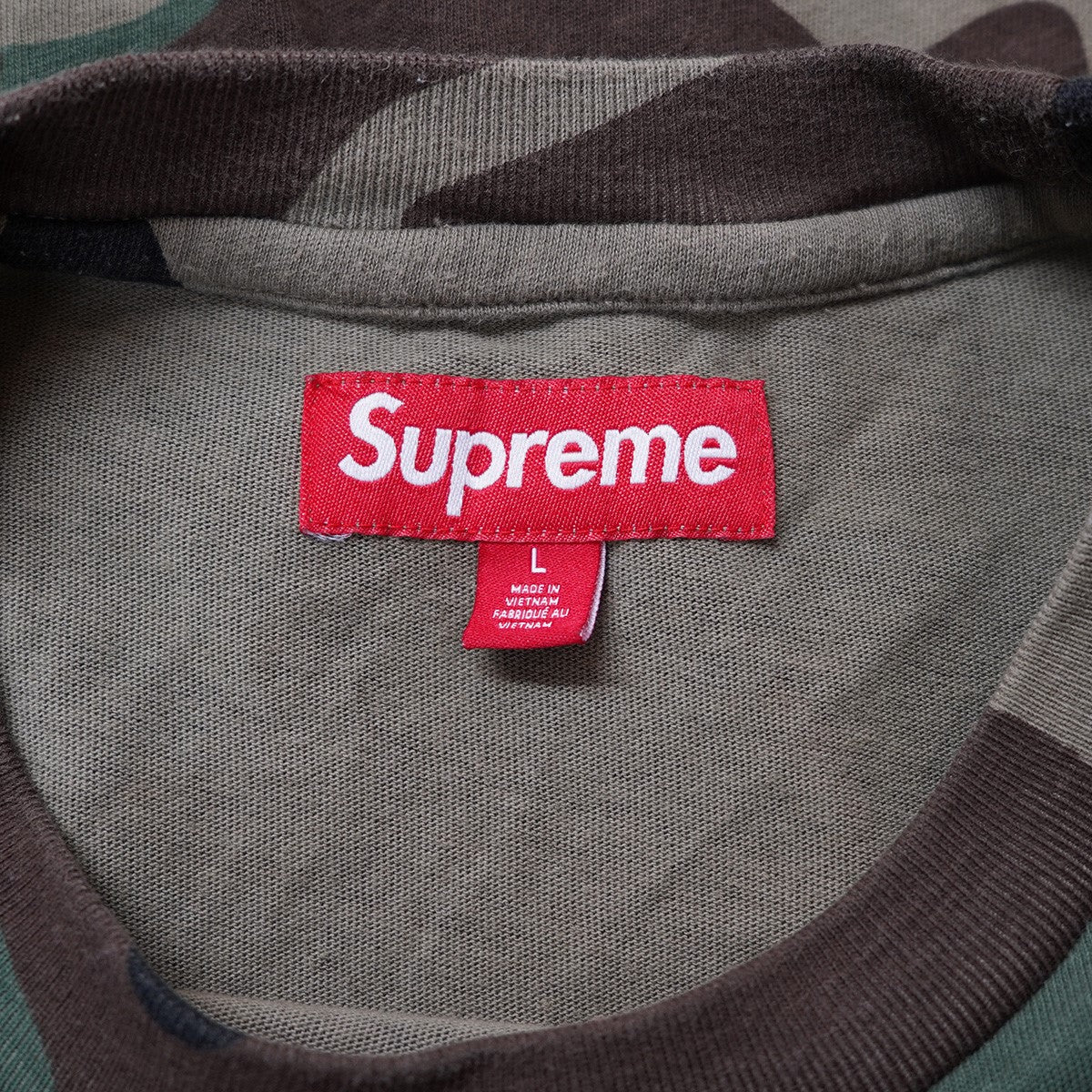 Supreme(シュプリーム) 25SS Capital S／S Top Woodland Camo