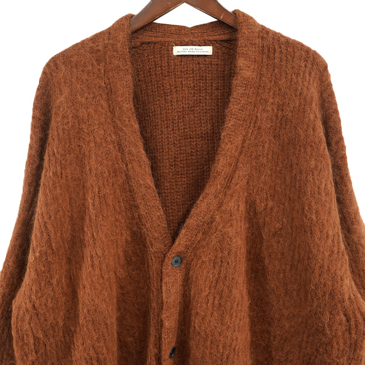 OLD JOE ＆ Co． SHAGGY ALPAKA CARDY シャギー アルパカ ニット カーディガン 古着・中古-2枚目のアイテム画像