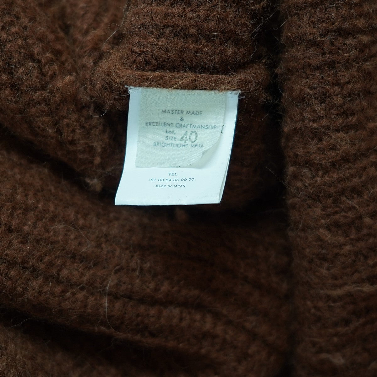OLD JOE ＆ Co． SHAGGY ALPAKA CARDY シャギー アルパカ ニット カーディガン 古着・中古-5枚目のアイテム画像