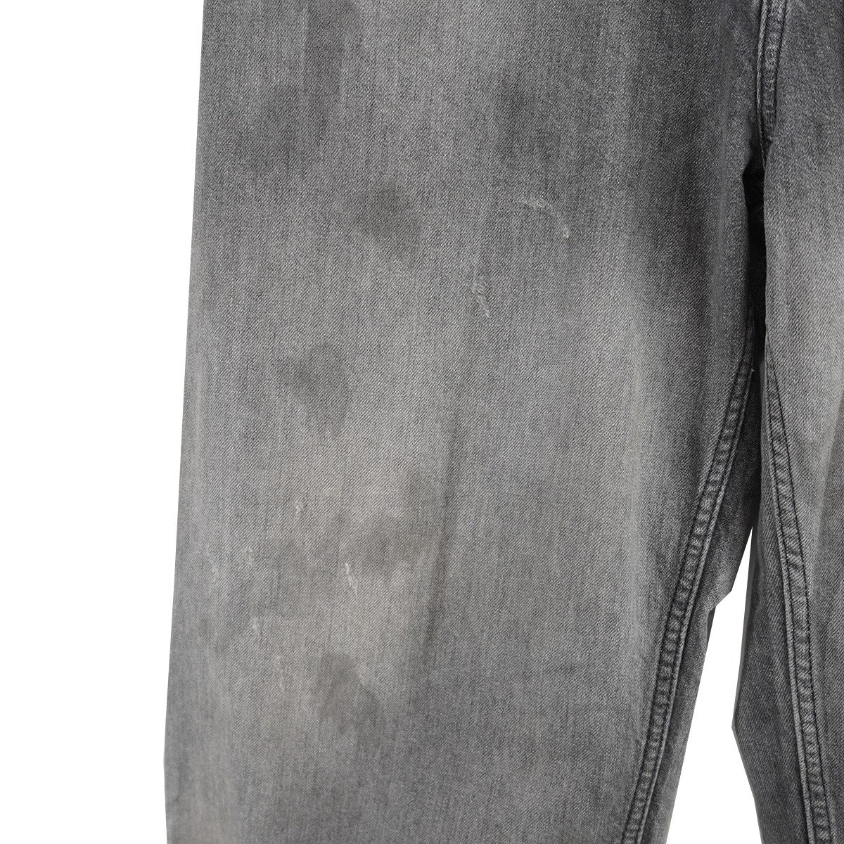 パンツ ancellm 25SS aging straight 5p denim 1 ANCELLM - AGING STRAIGHT 5P DENIM PANTS | BLACK | デニム