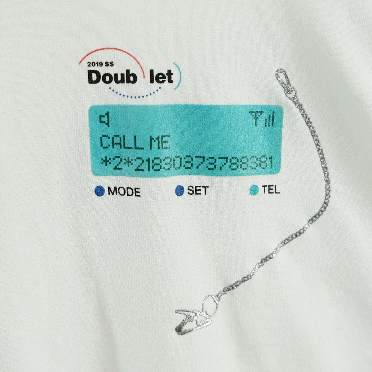 doublet × WISM CHARGE T-SHIRT　長袖Tシャツ HONEYEE.COM | 「心と身体と携帯の充電」をテーマにしたdoublet