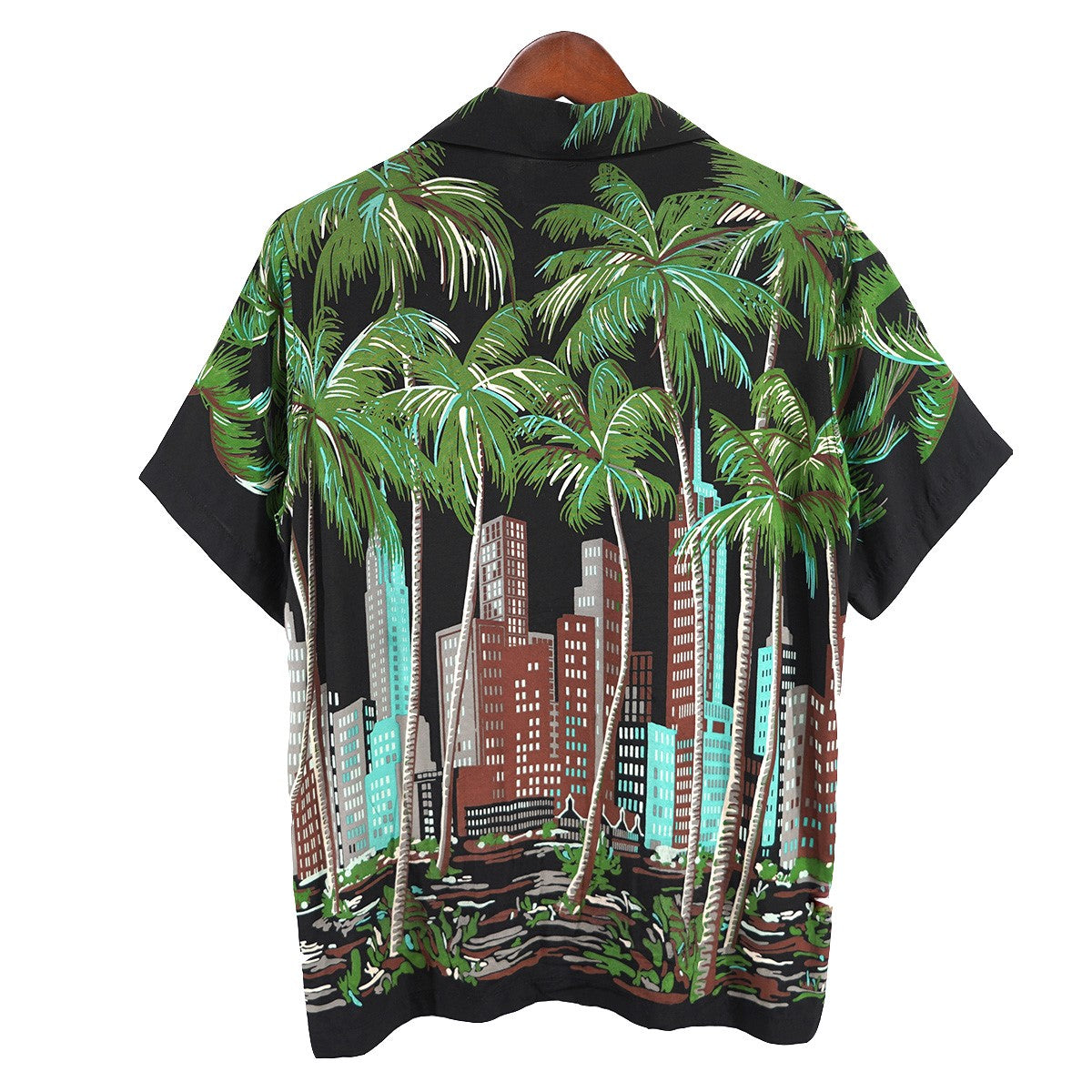 WACKO MARIA NYC HAWAIIAN SHIRTS ニューヨーク ハワイアンシャツアロハ オープンカラー 開襟 半袖シャツ 古着・中古-2枚目のアイテム画像