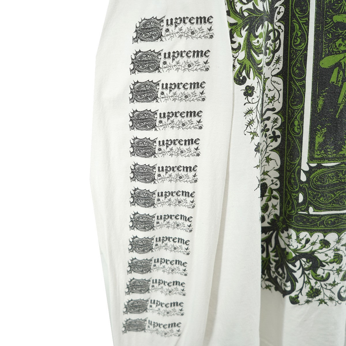 【鬼レア】シュプリーム☆セントセバスチャン長袖カットソー黒サイズL Supreme シュプリーム 24SS Saint Sebastian L／S Tee セイント