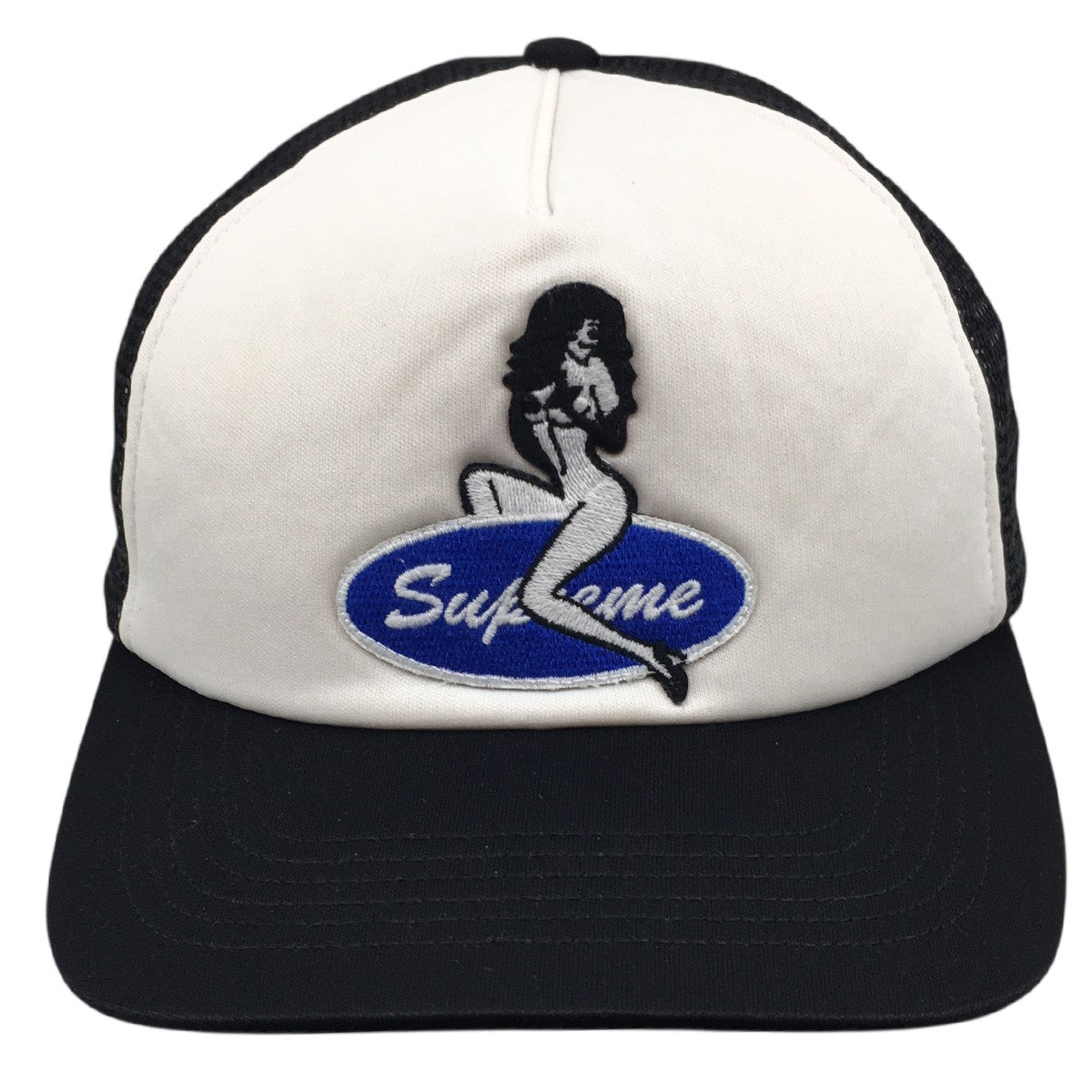 Supreme 22AW Pin Up Mesh Back 5-Panelピンナップ ガール ロゴ メッシュ スナップバック 5パネル キャップ 帽子 古着・中古-2枚目のアイテム画像