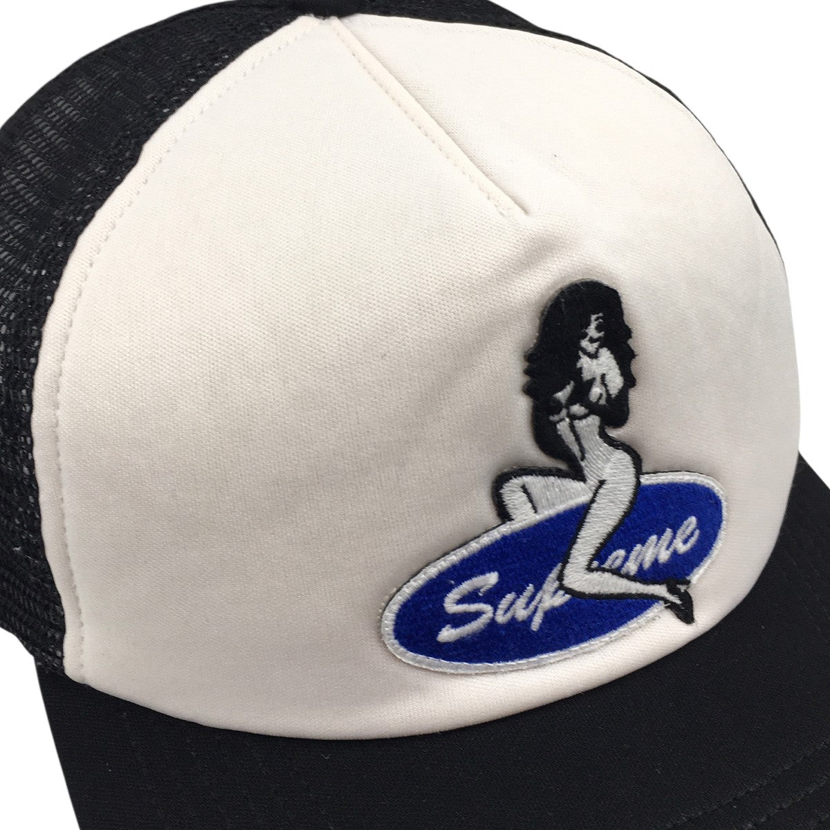 Supreme 22AW Pin Up Mesh Back 5-Panelピンナップ ガール ロゴ メッシュ スナップバック 5パネル キャップ 帽子 古着・中古-3枚目のアイテム画像