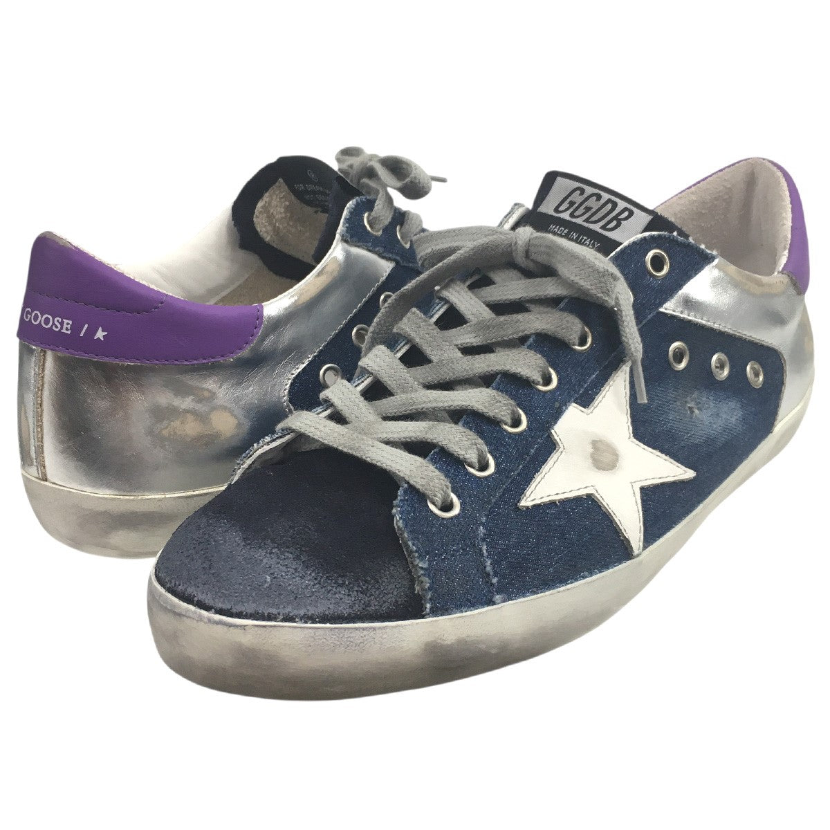 GOLDEN GOOSE(ゴールデングース) Superstar Double Quarter with List