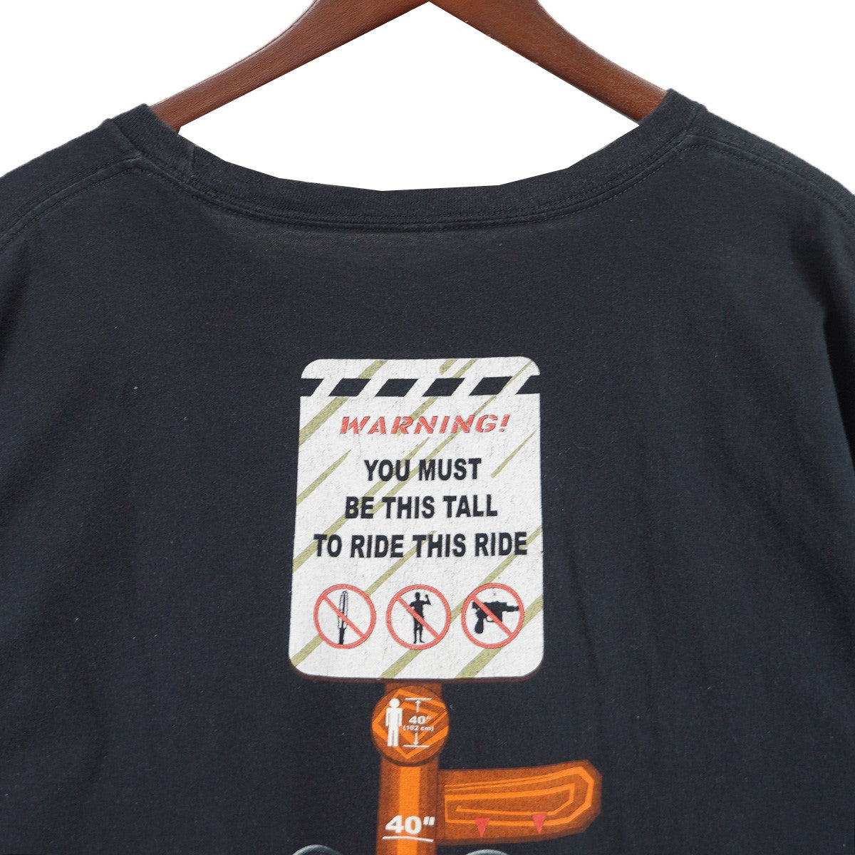 VINTAGE 2013 Disney Parks Star Wars Judge Me By My Size Mickey Yoda T-Shirtディズニー スターウォーズ ヨーダ ミッキー パークス Tシャツ 古着・中古-3枚目のアイテム画像
