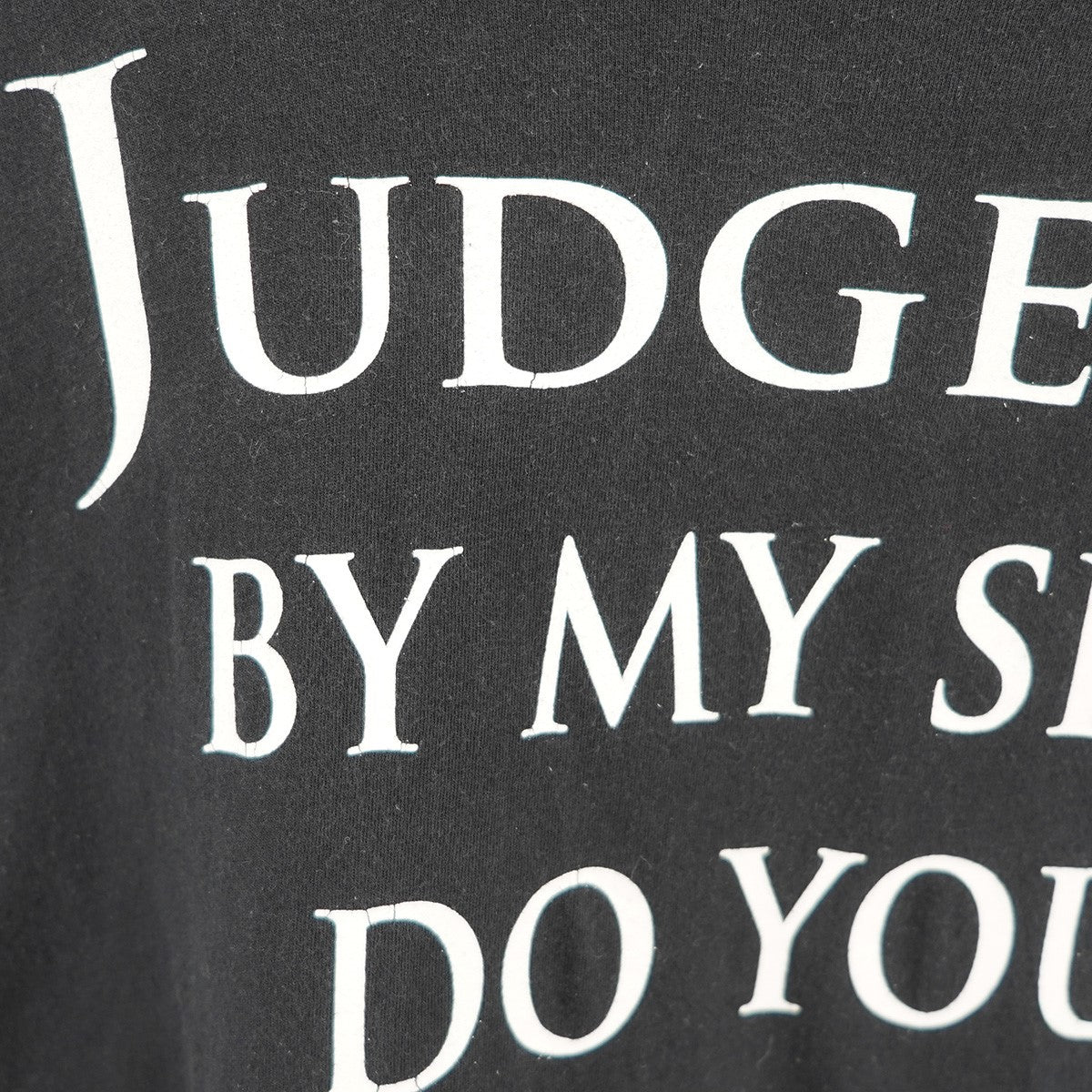 VINTAGE 2013 Disney Parks Star Wars Judge Me By My Size Mickey Yoda T-Shirtディズニー スターウォーズ ヨーダ ミッキー パークス Tシャツ 古着・中古-7枚目のアイテム画像