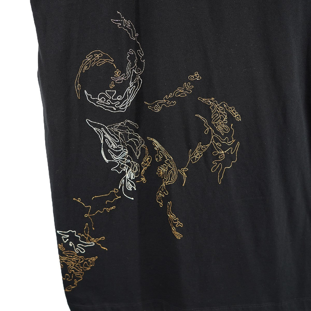 25SS 本人期 ラストコレクション HEMSWORTH EMB 1603MK SS TshirtEmbellished エンブロイダリー 装飾 スリーブレス ノースリーブ Tシャツ