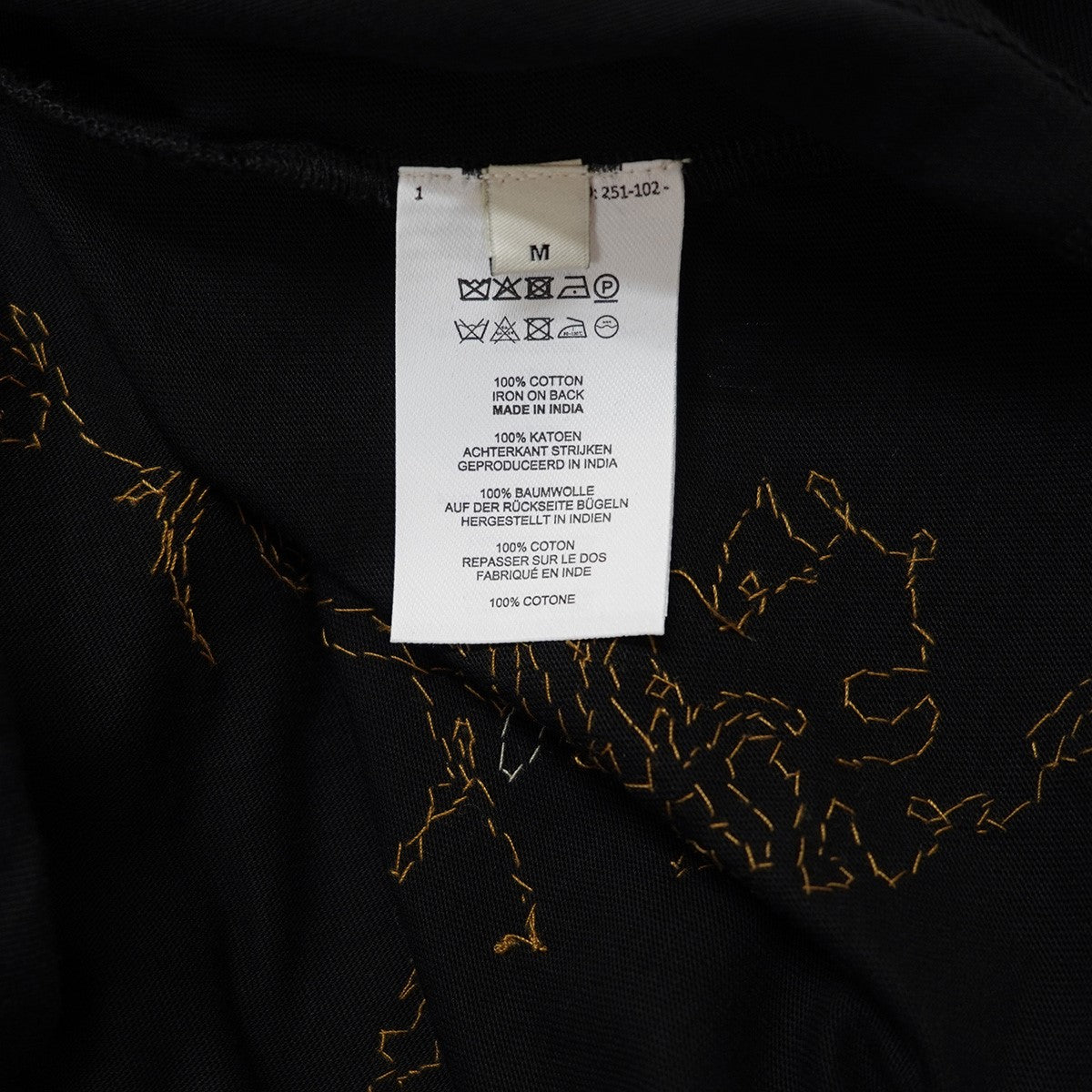 25SS 本人期 ラストコレクション HEMSWORTH EMB 1603MK SS TshirtEmbellished エンブロイダリー 装飾 スリーブレス ノースリーブ Tシャツ