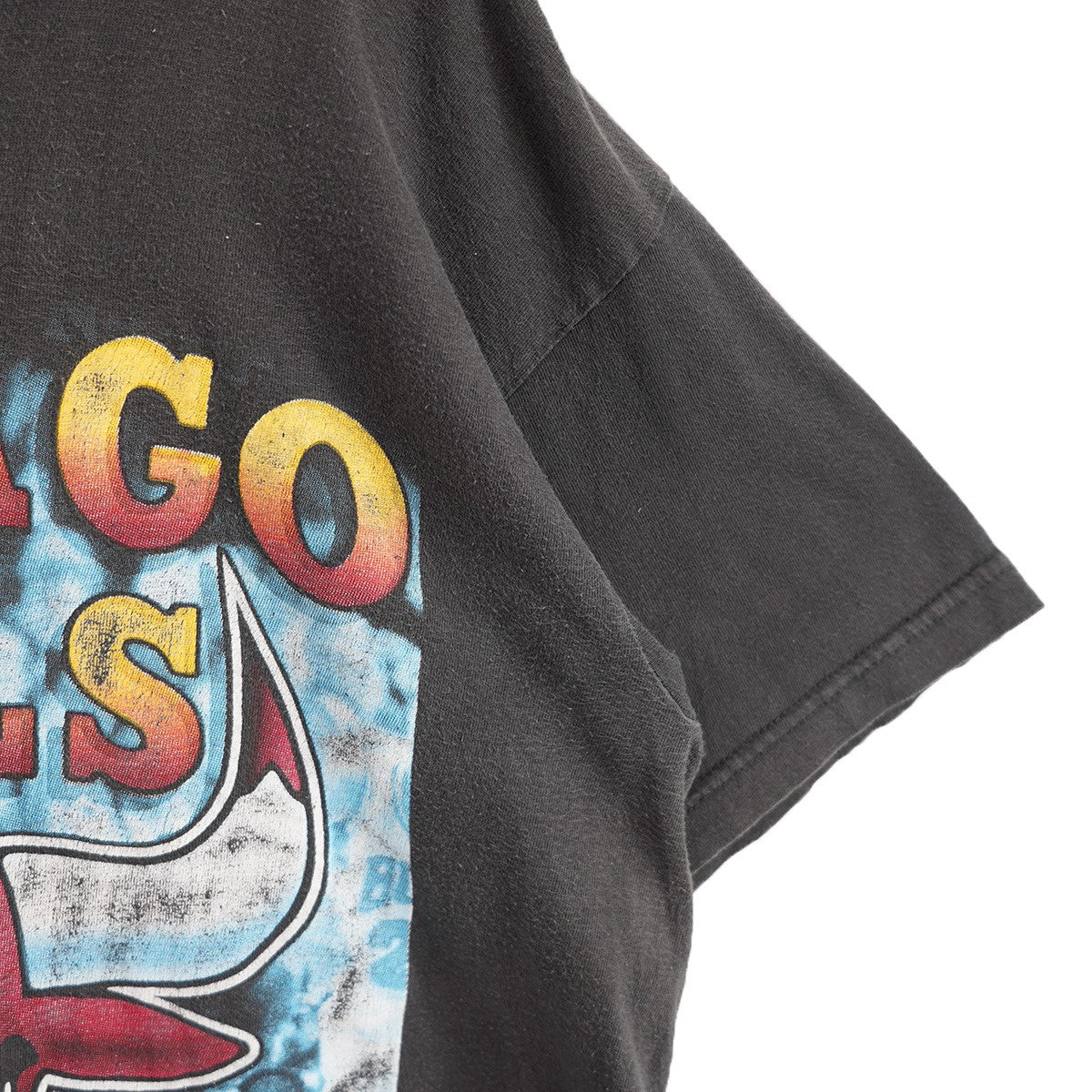 VINTAGE 90s NBA CHICAGO BULLS BOOTLEG RAP TEE CHAMPIONS 1996PIPPEN JORDAN RODMAN シカゴ ブルズ チャンピオンズ Tシャツ 古着・中古-4枚目のアイテム画像