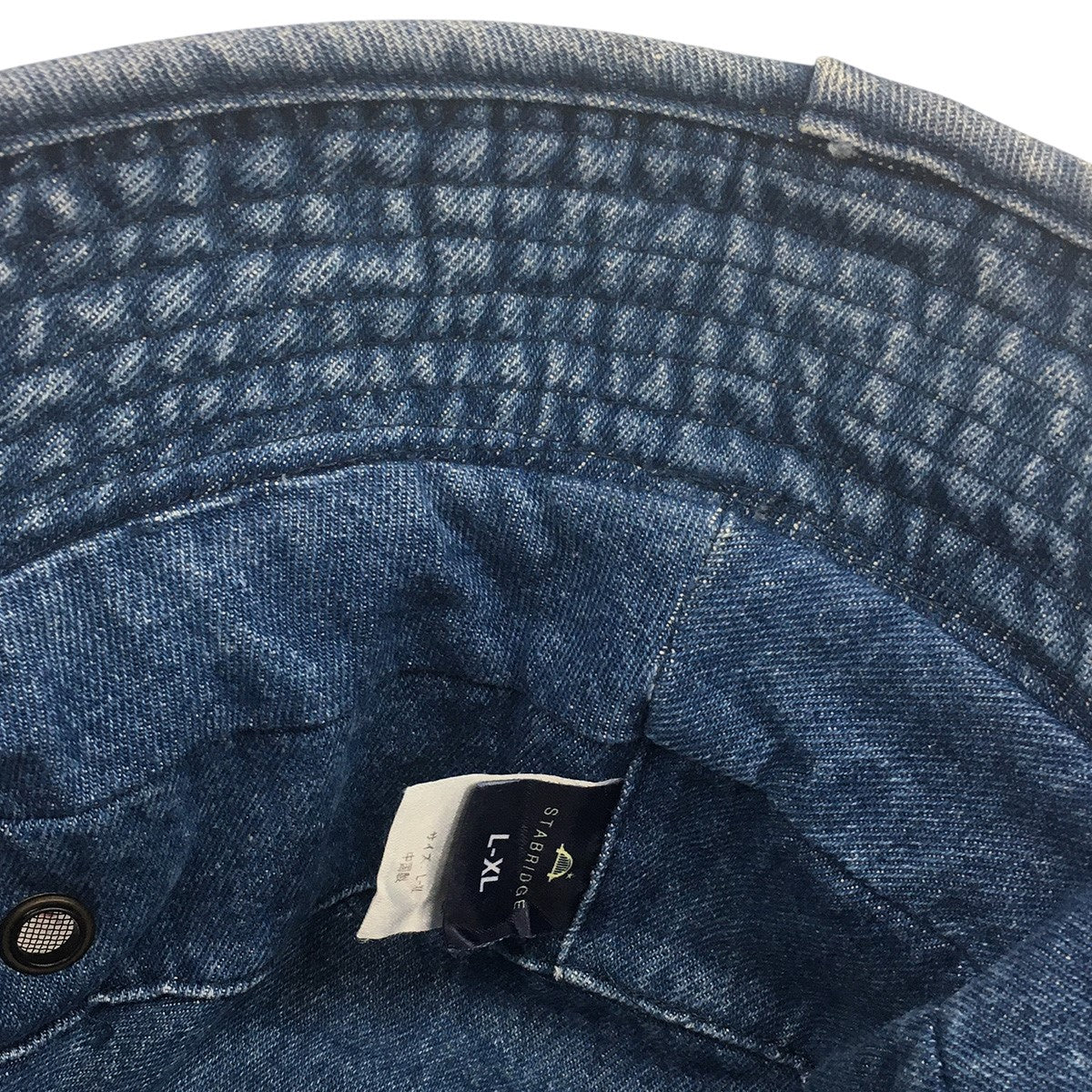 24SS STABRIDGE Bandana Jungle Hat (Medium Wash Denim)バンダナ ジャングル ハット デニム 帽子