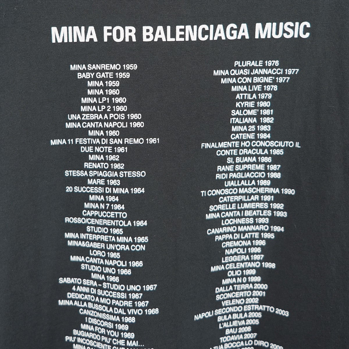 BALENCIAGA(バレンシアガ) 24AW Mina Series T-shirt Oversized