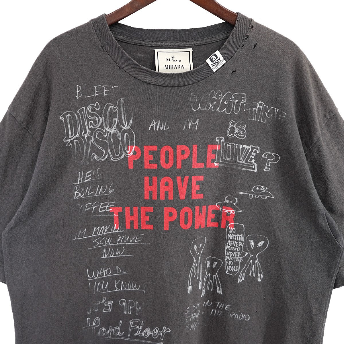 Maison MIHARA YASUHIRO(メゾンミハラヤスヒロ) 24SS DISTRESSED TEE