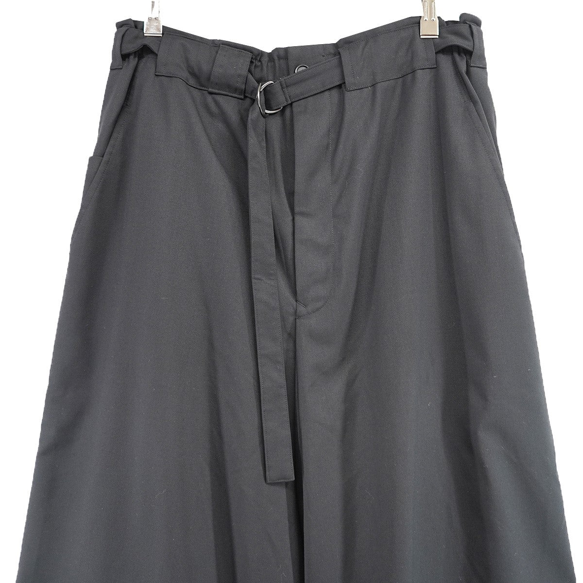 22AW T／W Gabardine Belted Pantsギャバジン ワイド ベルト ベルテッド パンツ