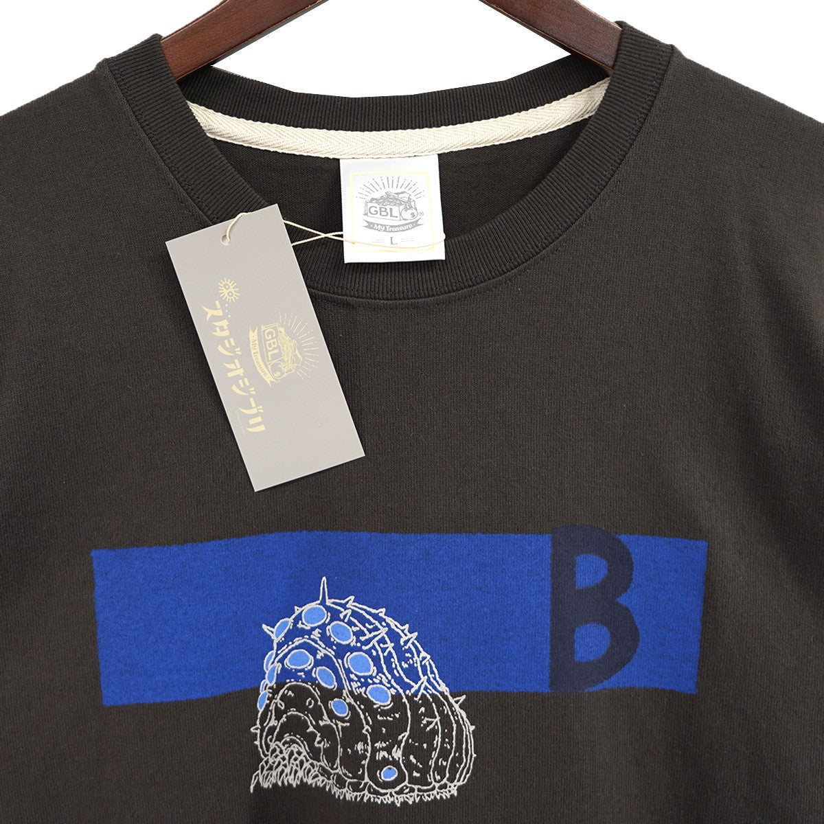 GBL (スタジオジブリ) ジブリ GBL 風の谷のナウシカ Tシャツ 王蟲ブルー アニメ 映画 ムービー Tシャツ 古着・中古-3枚目のアイテム画像