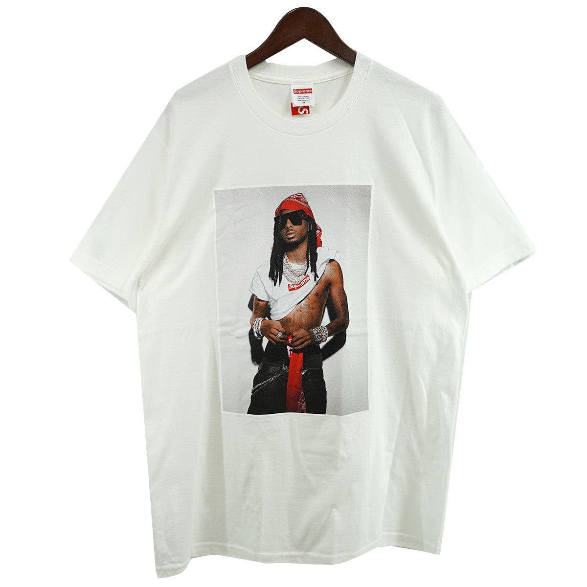 Supreme 25AW Playboi Carti Teeプレイボーイ・カーティ ボックスロゴ フォト Rap Hiphop ラッパー Tシャツ 古着・中古-1枚目のアイテム画像