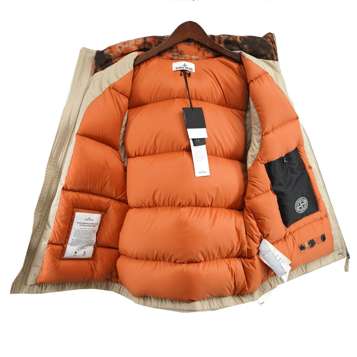 STONE ISLAND 24AW Anti-Drop Zipped Camouflage Down Vestアンチドロップ ジップド カモ カモフラージュ ダウンベスト 古着・中古-5枚目のアイテム画像