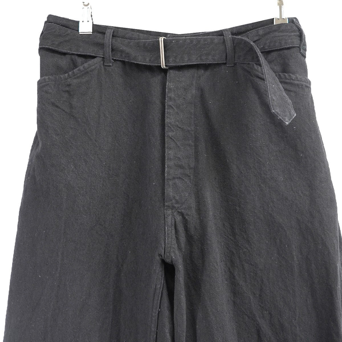 COMOLI(コモリ) 25SS デニム ベルテッドパンツ ベルト ジーンズ デニム