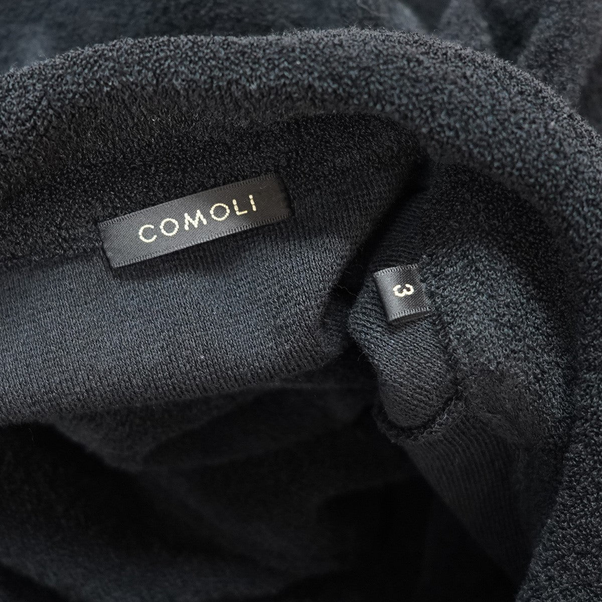 COMOLI(コモリ) 25SS パイルスキッパーシャツ プルオーバー 定価50600
