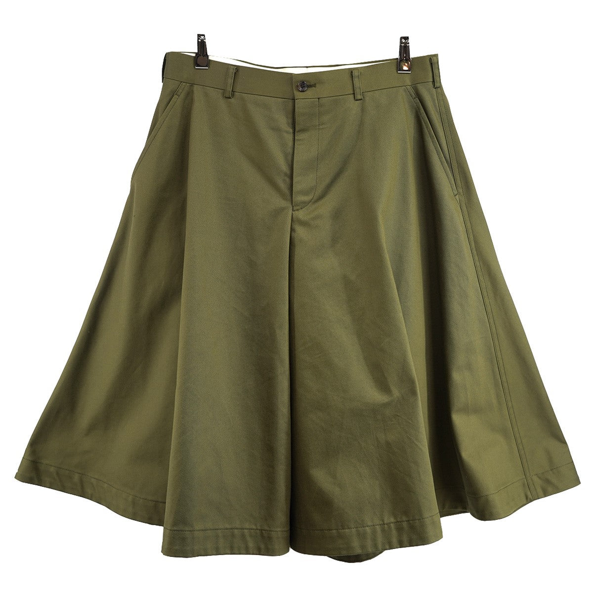 25AW コットン ワイド バギー ショーツ ハーフパンツ
