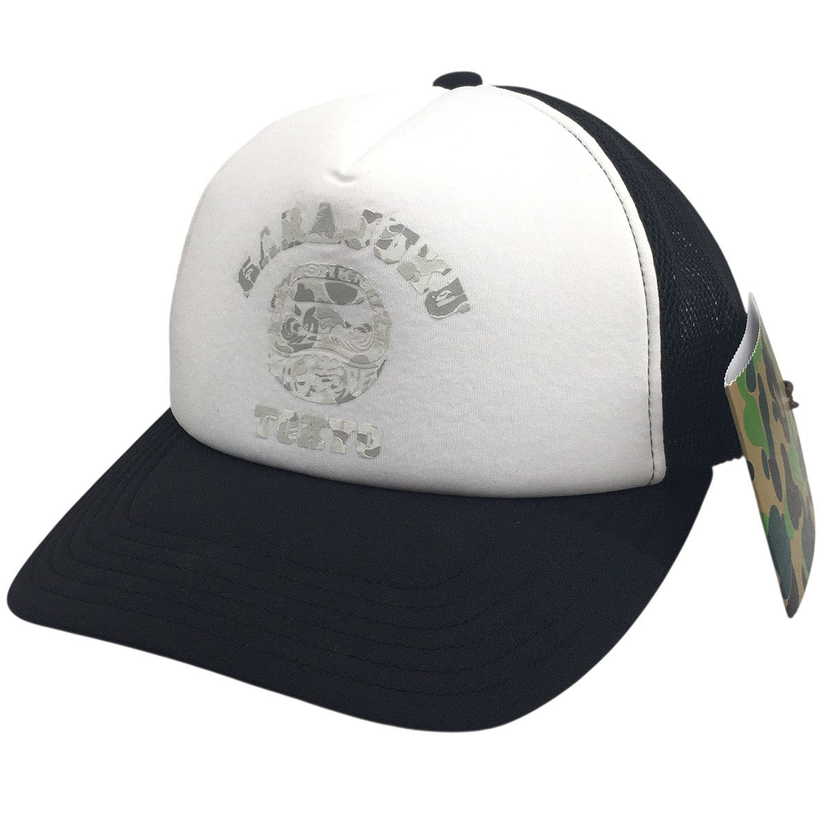 A BATHING APE 25SS HARAJUKU DARUMA MESH CAP BAPE STORER JAPAN EXCLUSIVE ITEMSダルマ メッシュ ロゴ キャップ 帽子 古着・中古-1枚目のアイテム画像