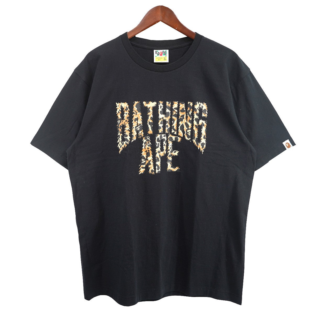 A BATHING APE 25SS WILD LEOPARD PATTERN NYC LOGO TEEワイルド レオパード ロゴ BAPE Tシャツ 古着・中古-1枚目のアイテム画像