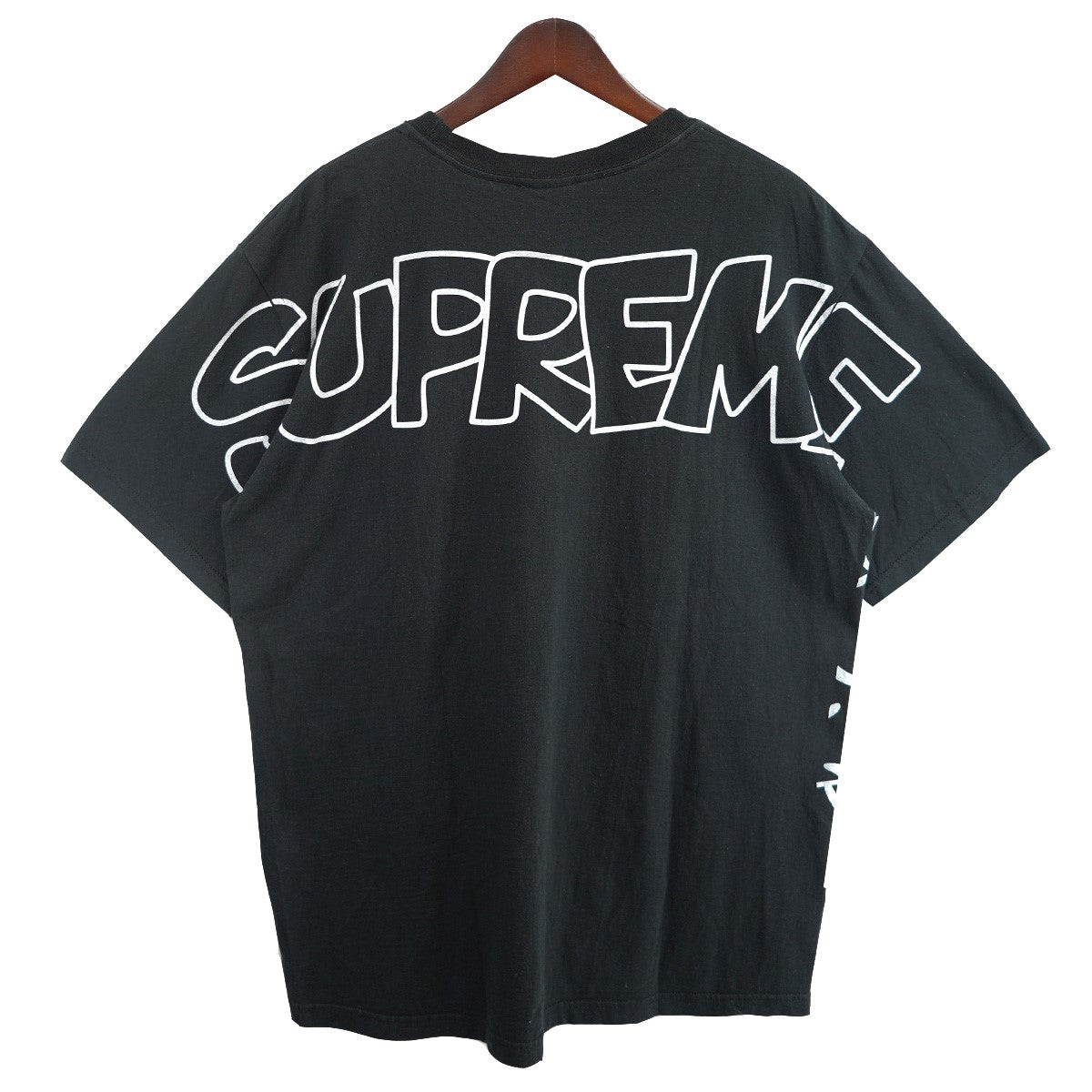 Supreme 20AW Smurfs Tee スマーフ キャラクター バック ロゴ Tシャツ 古着・中古-2枚目のアイテム画像