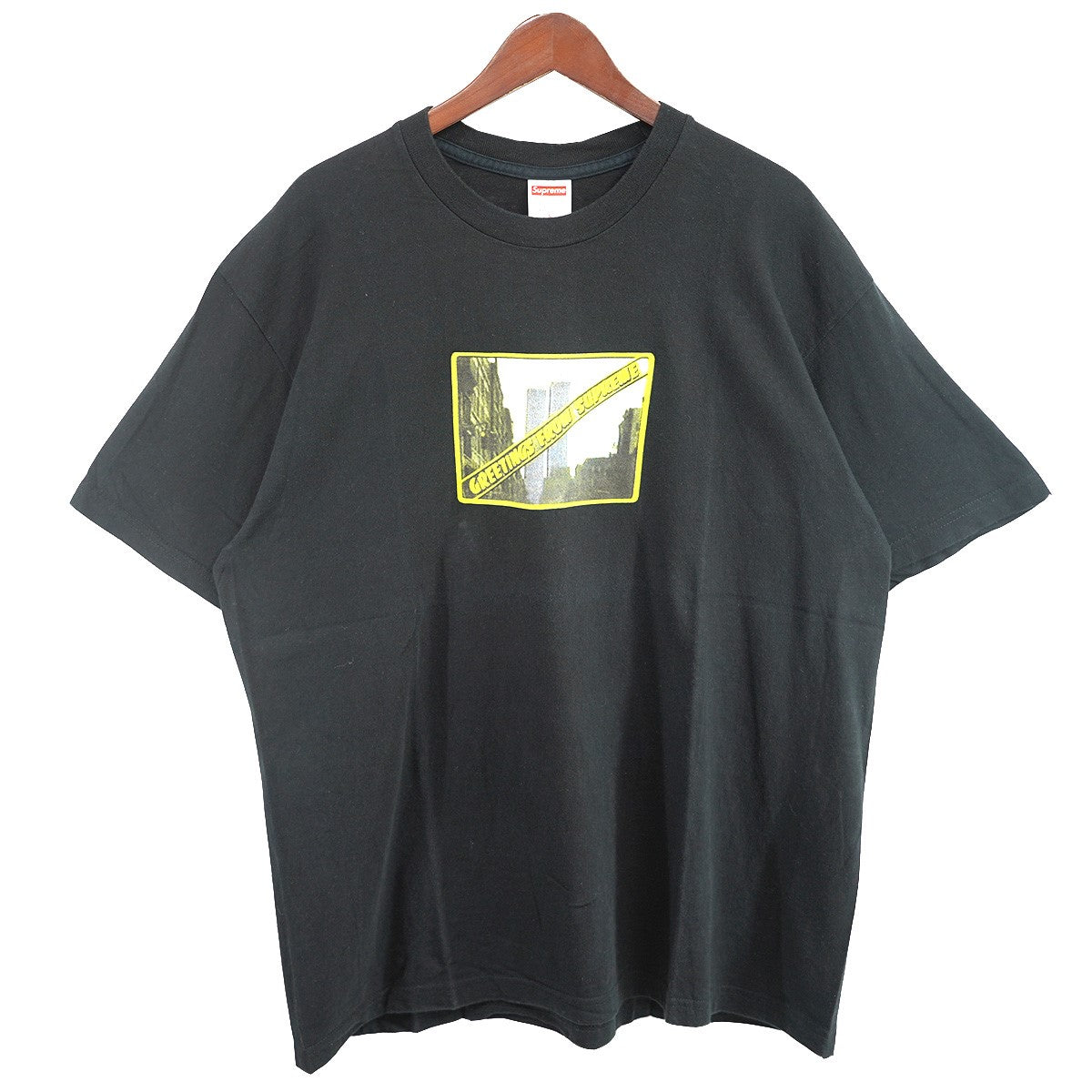 Supreme 19SS Greetings Tee ロゴ グリーティングス グリーティング Tシャツ 古着・中古-1枚目のアイテム画像