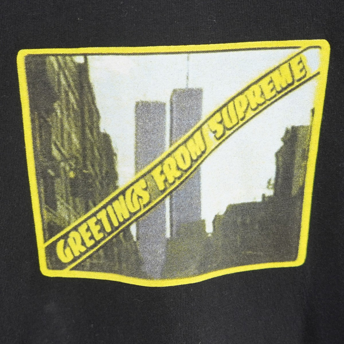 Supreme 19SS Greetings Tee ロゴ グリーティングス グリーティング Tシャツ 古着・中古-2枚目のアイテム画像