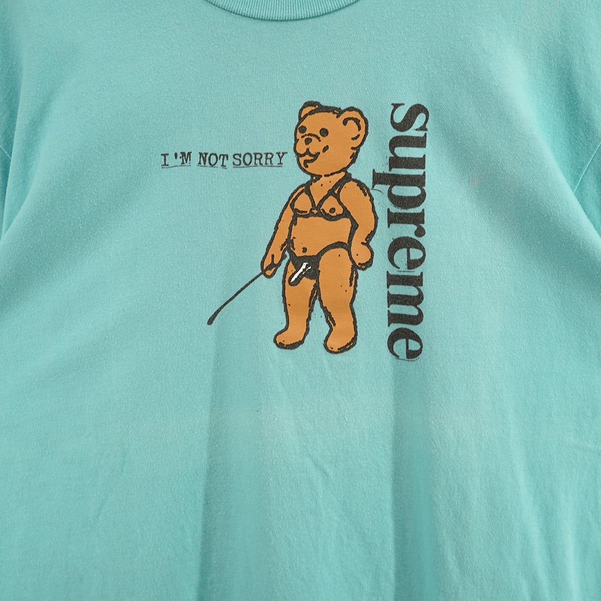 Supreme 21SS Not Sorry Tee ノット ソーリー ベアー Tシャツ 古着・中古-2枚目のアイテム画像