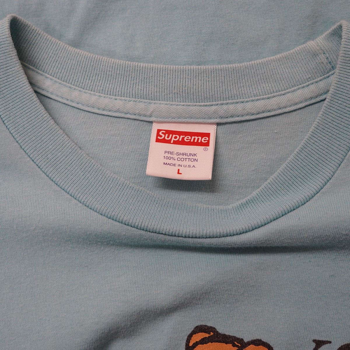 Supreme 21SS Not Sorry Tee ノット ソーリー ベアー Tシャツ 古着・中古-7枚目のアイテム画像