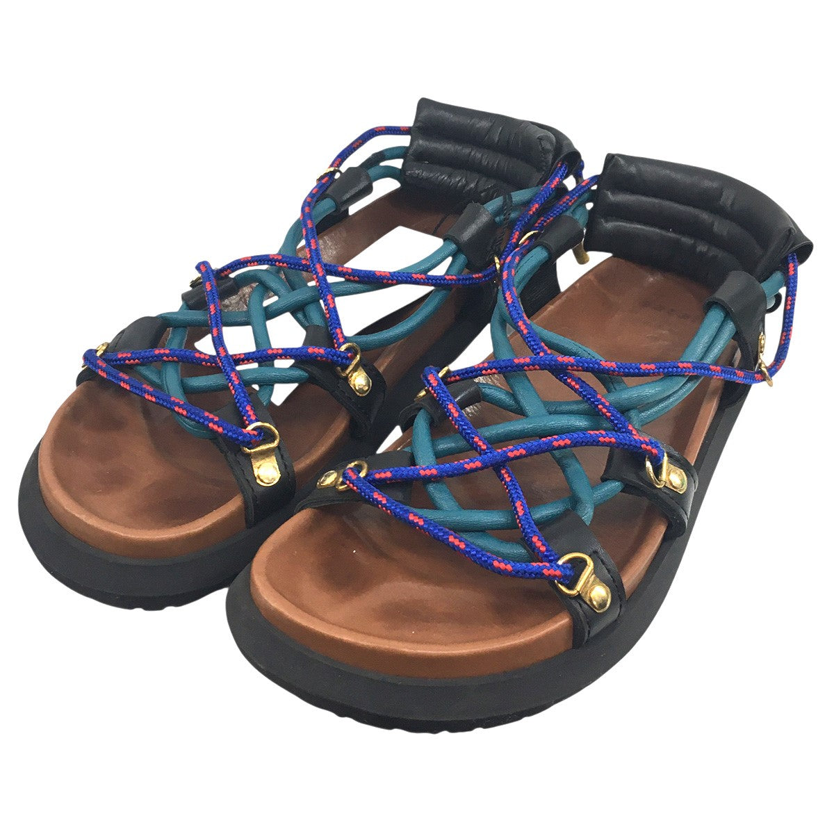 Double Lace Up Sandals  ダブルレースアップ サンダル