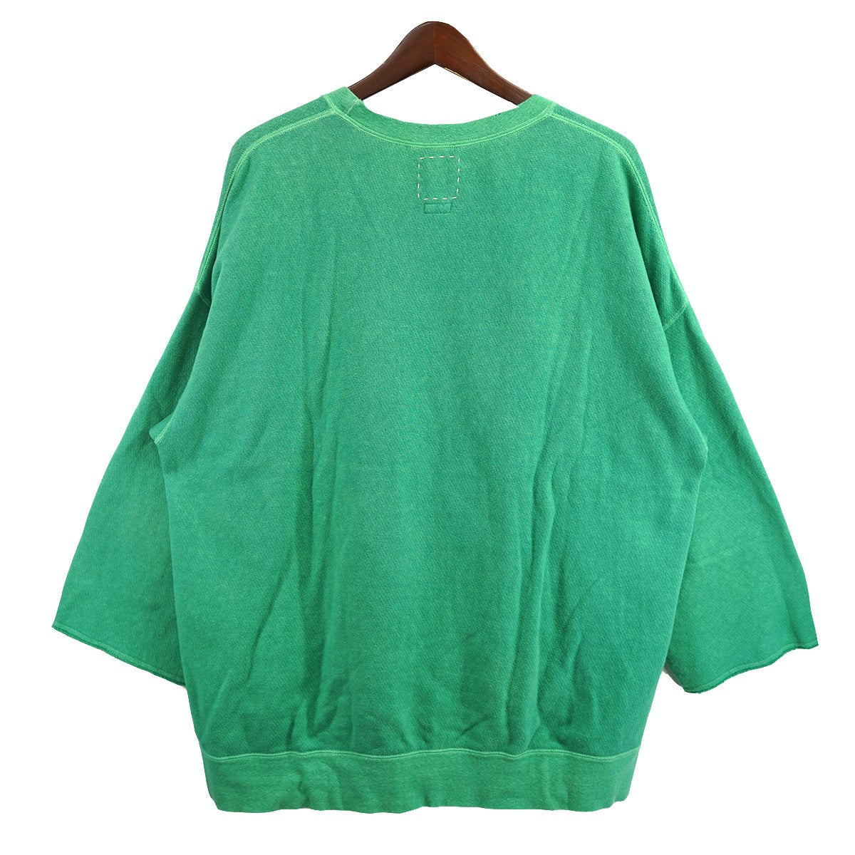 21AW JUMBO SWEAT 3／4 (UNEVEN DYE)ジャンボ スウェット トレーナー