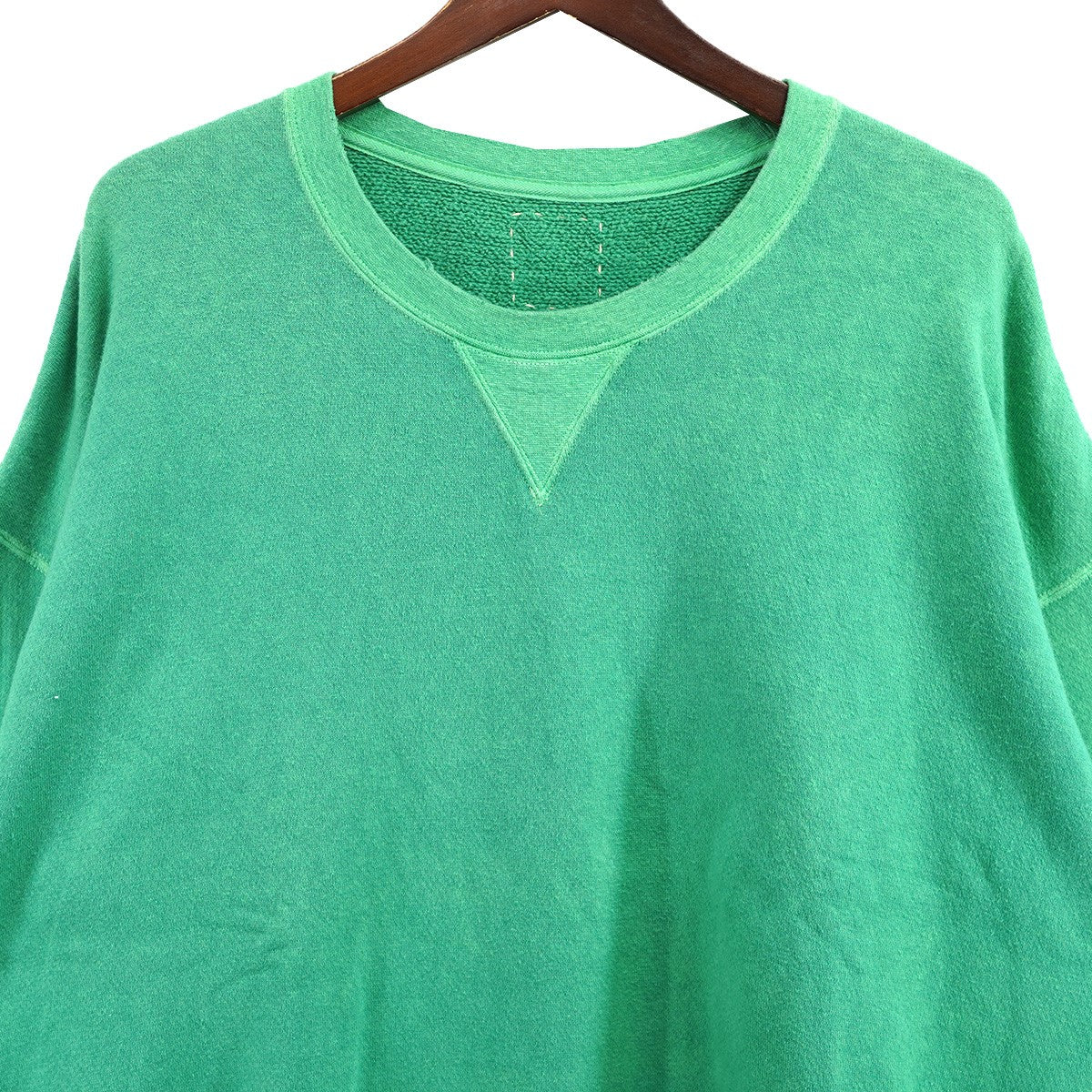 21AW JUMBO SWEAT 3／4 (UNEVEN DYE)ジャンボ スウェット トレーナー