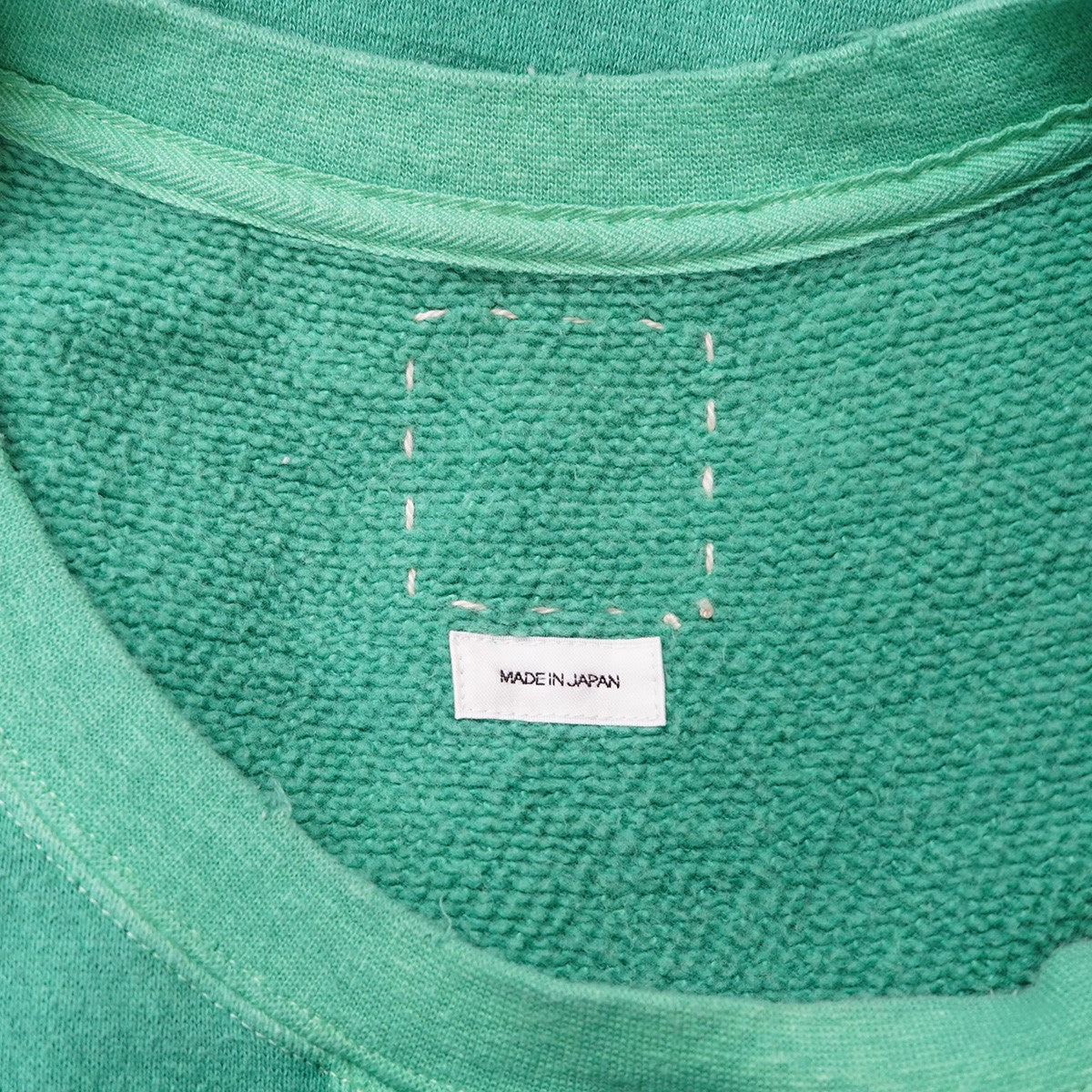21AW JUMBO SWEAT 3／4 (UNEVEN DYE)ジャンボ スウェット トレーナー