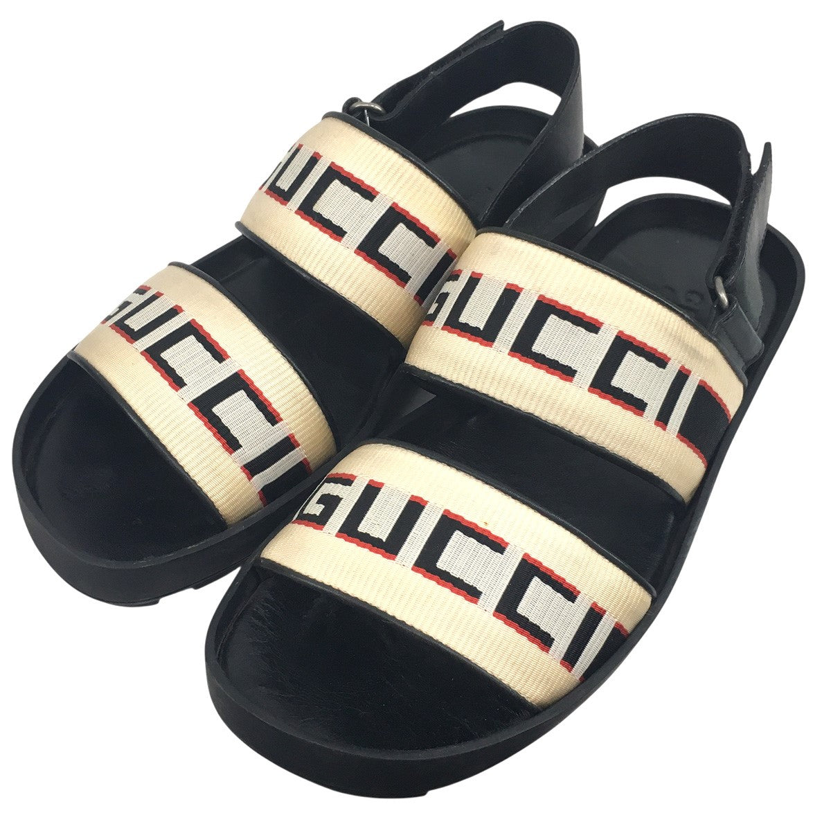 Stripe Strap Sandal ロゴ ストライプ ストラップ サンダル