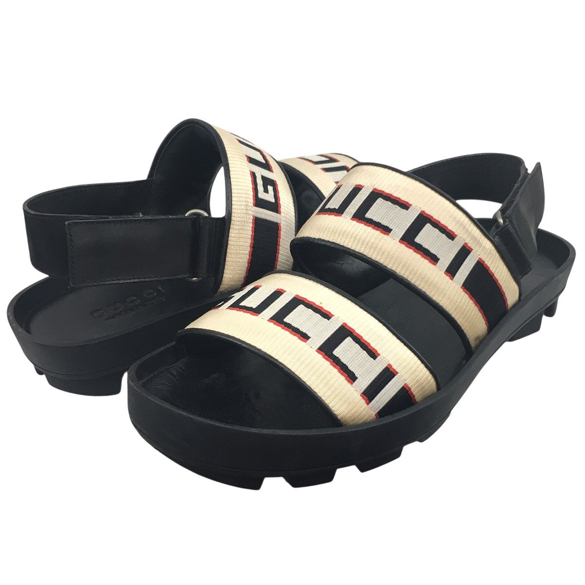 Stripe Strap Sandal ロゴ ストライプ ストラップ サンダル