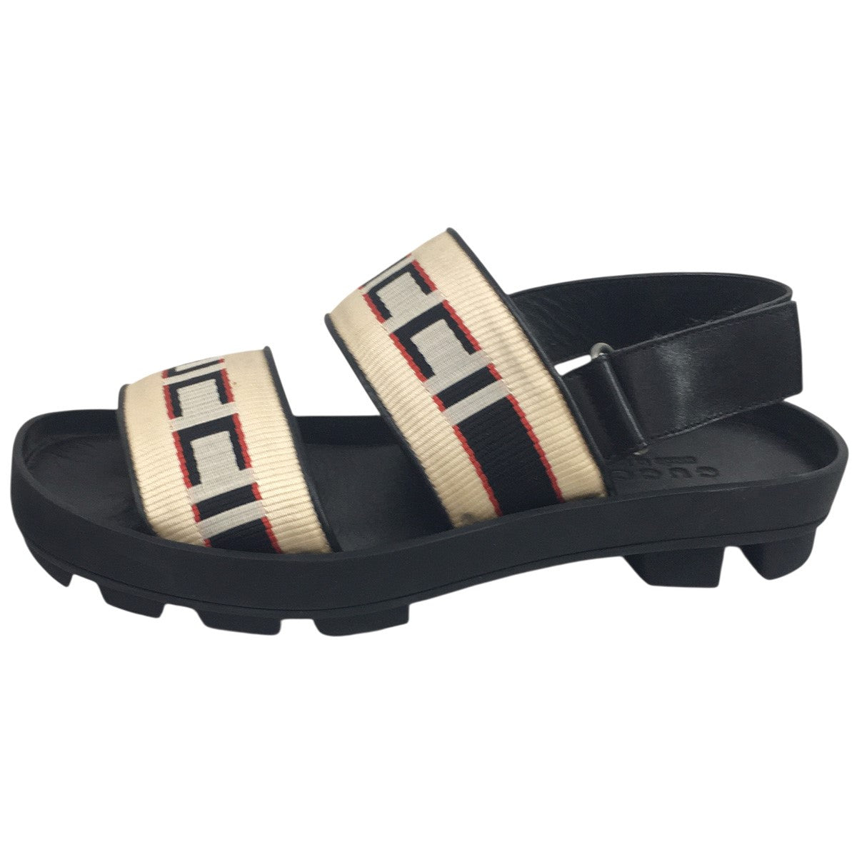Stripe Strap Sandal ロゴ ストライプ ストラップ サンダル