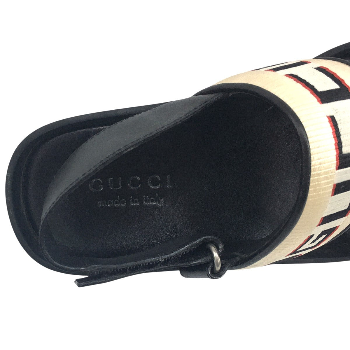 Stripe Strap Sandal ロゴ ストライプ ストラップ サンダル