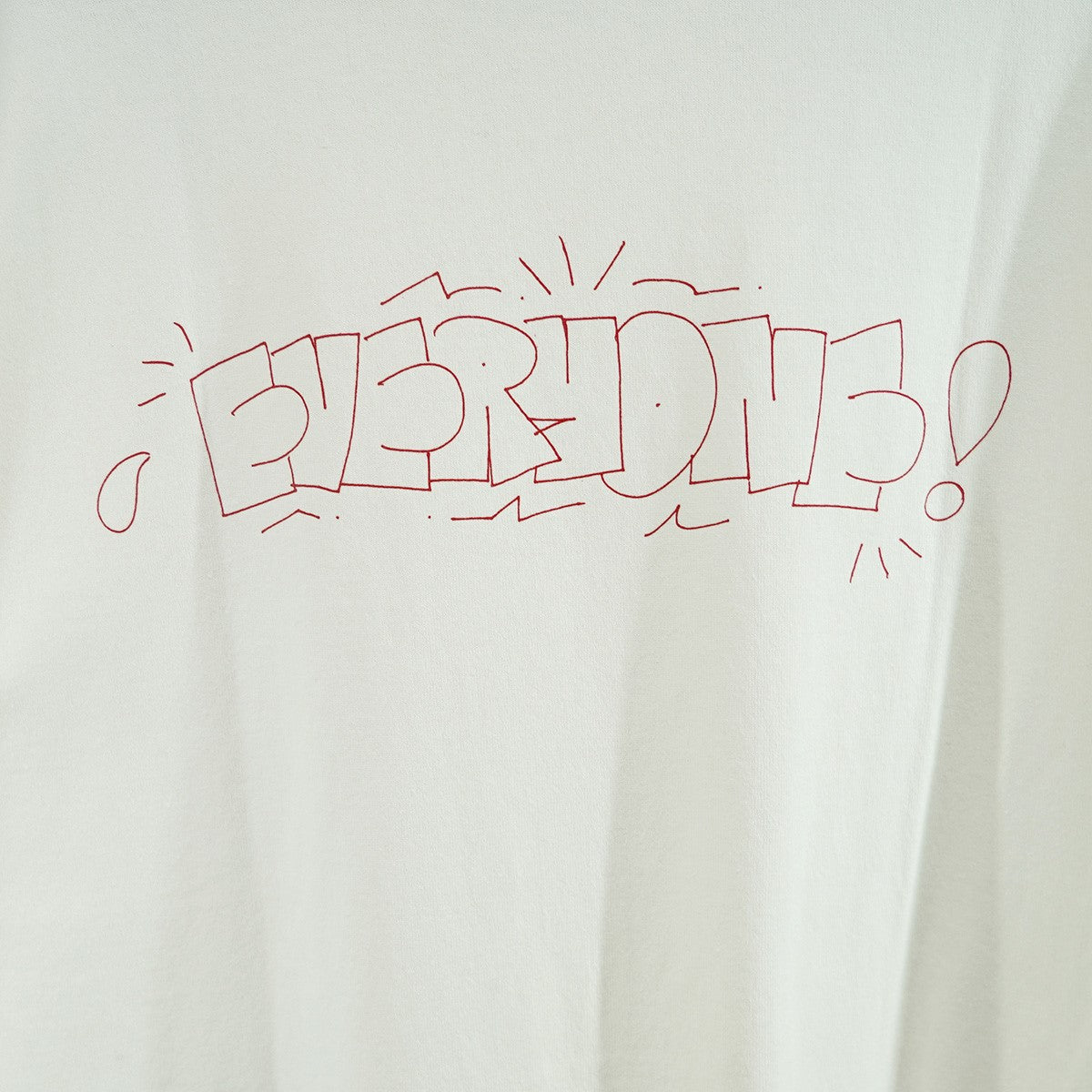 everyone(エブリワン) 23SS j．30000(ジェイ．30000) logo teeロゴ