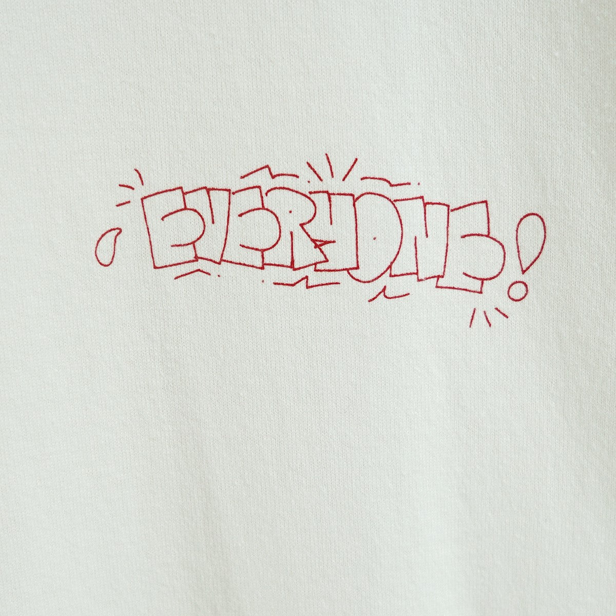 everyone(エブリワン) 23SS j．30000(ジェイ．30000) logo teeロゴ