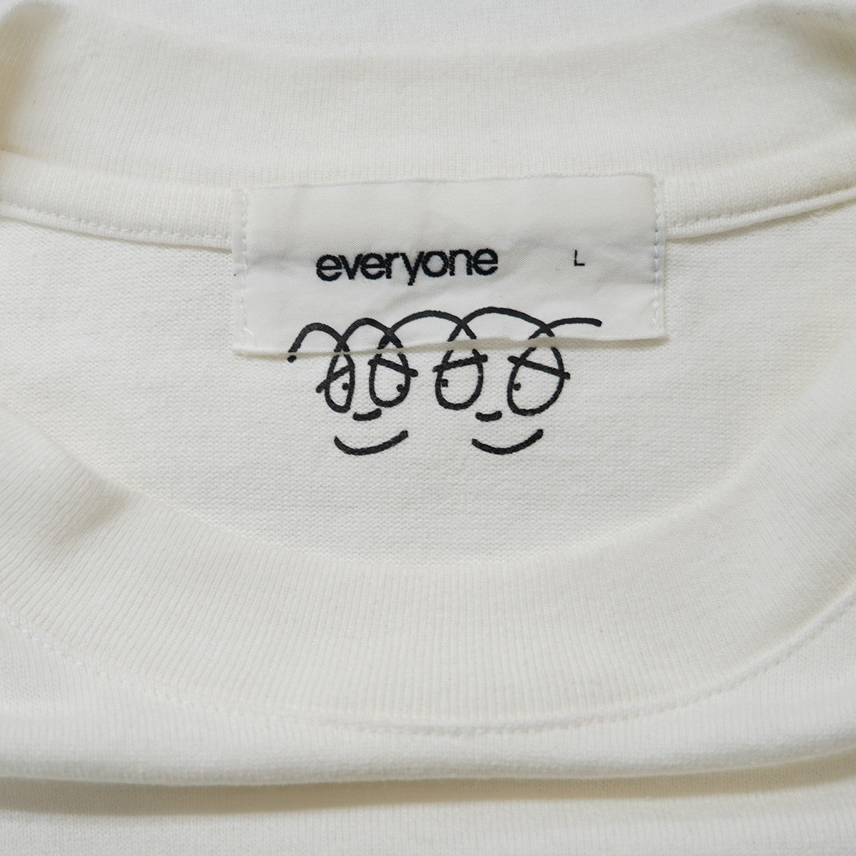 everyone(エブリワン) 23SS j．30000(ジェイ．30000) logo teeロゴ