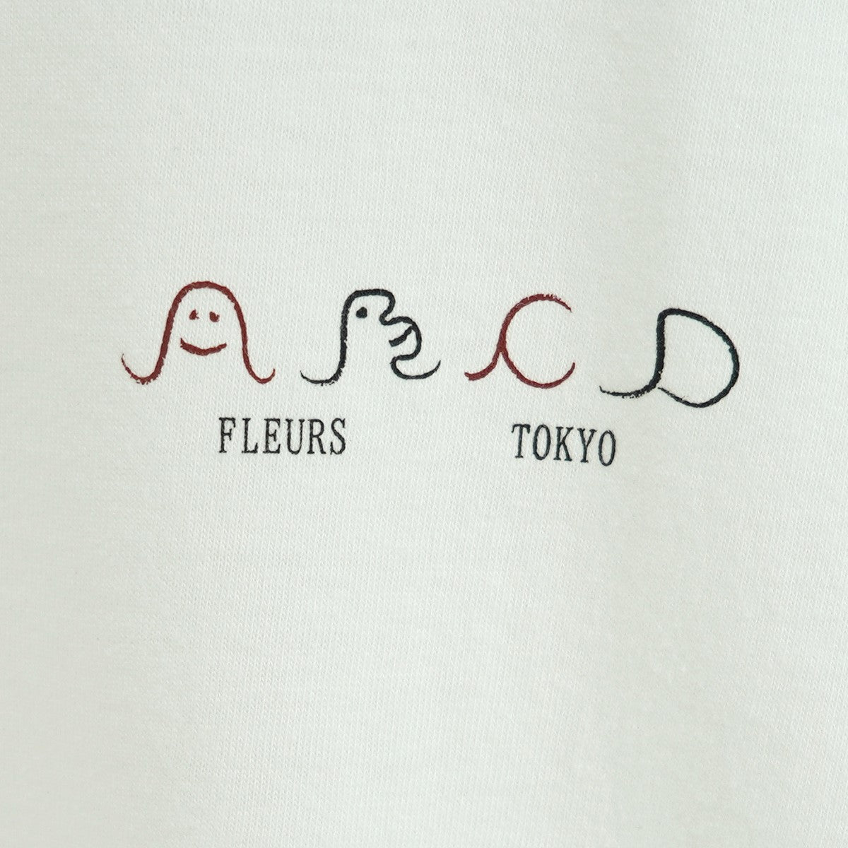 ABCD FLEURS 24AW ABCD FLEURS logo by Vincent Tsang S／S Tヴィンセント・ツァン ロゴ Tシャツ 古着・中古-2枚目のアイテム画像