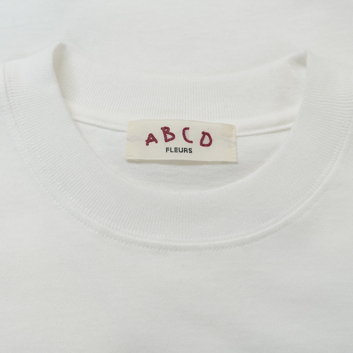 ABCD FLEURS 24AW ABCD FLEURS logo by Vincent Tsang S／S Tヴィンセント・ツァン ロゴ Tシャツ 古着・中古-5枚目のアイテム画像