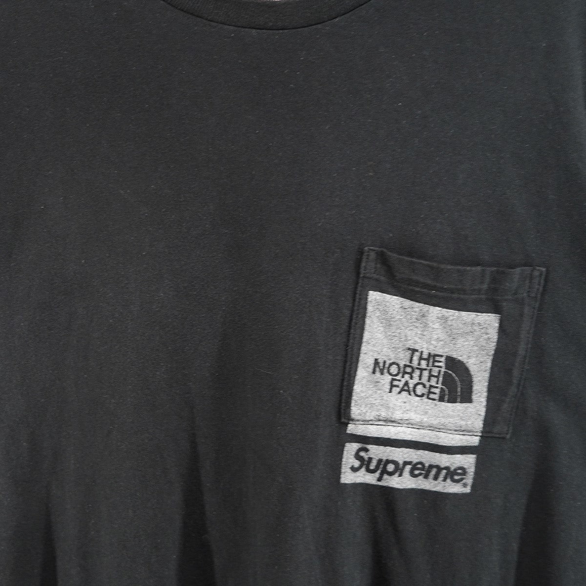 Supreme×THE NORTH FACE 23SS The North Face Printed Pocket Teeコラボ ロゴ ポケット Tシャツ 古着・中古-3枚目のアイテム画像