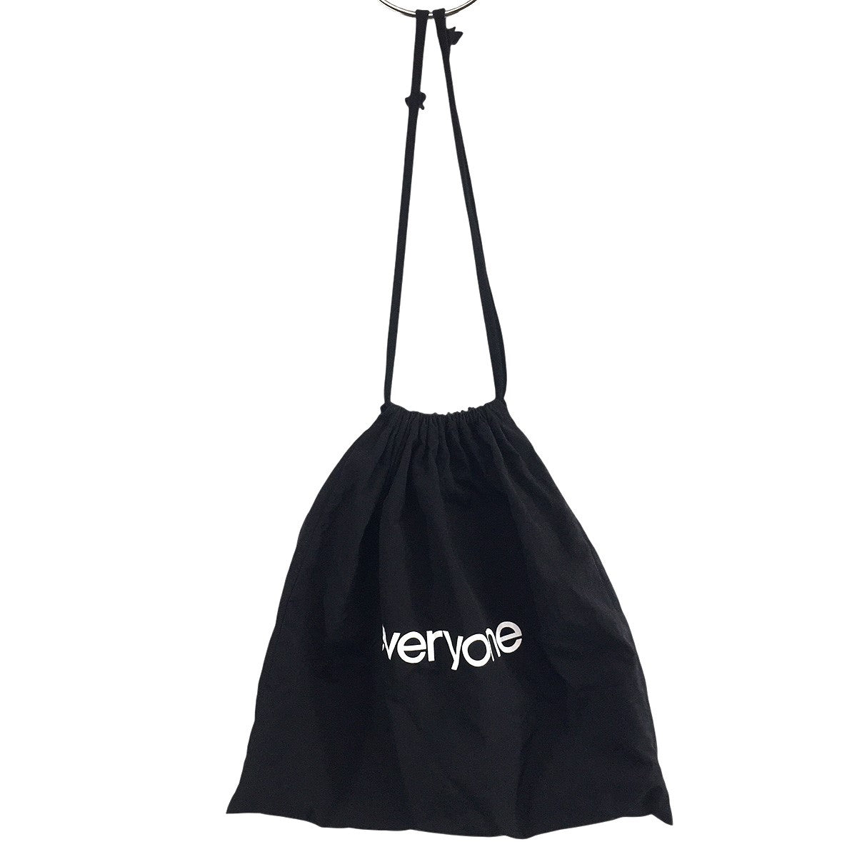 everyone Nylon Kinchaku pouch ロゴ ナイロン 巾着 ポーチ 古着・中古-4枚目のアイテム画像