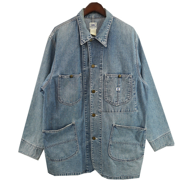 Lee　カバーオール　0412　М　リー　デニムジャケット LEE(リー) 0412 カバーオール デニム ジャケット ブルー サイズ L